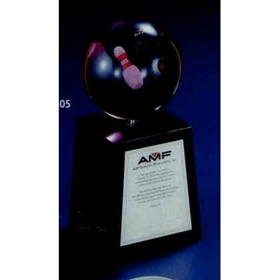 Bowling Ball on Tapered Base Embedment/Award