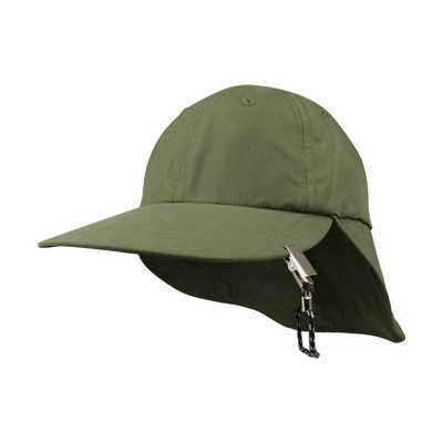 Juniper Microfiber Flap Cap w/ String & Clip