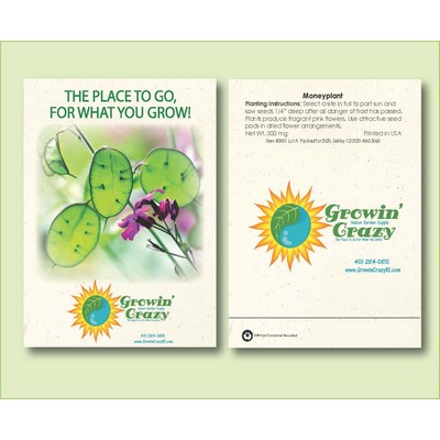 Moneyplant Seed Packet (3.25" x 4.5")