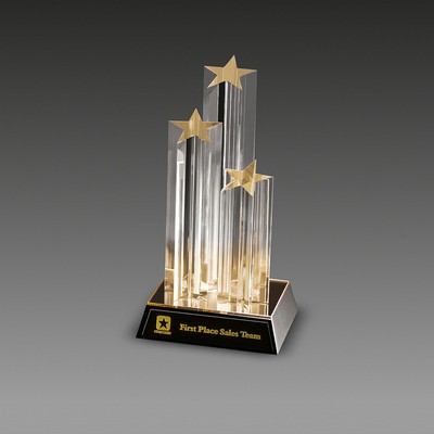 Star Column™ Triple Star Award (5"x11")