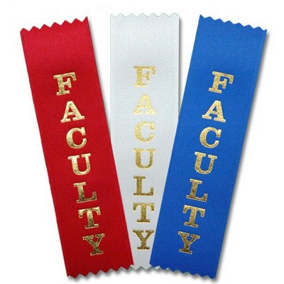 1-5/8"x6" Vertical Finalist Stock Title Ribbon