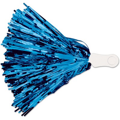 Metallic 500 Streamer Pom Poms w/ Contoured Handle & Token (Unimprinted)