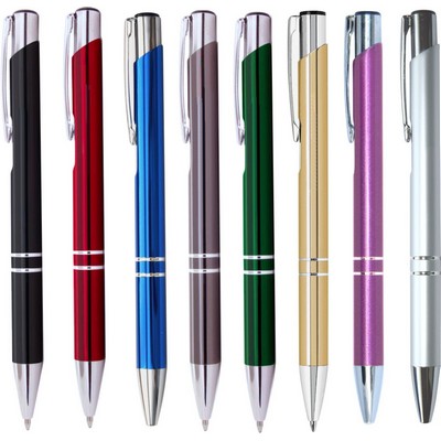 JJ Series Double Ring Pen - Black metal pen