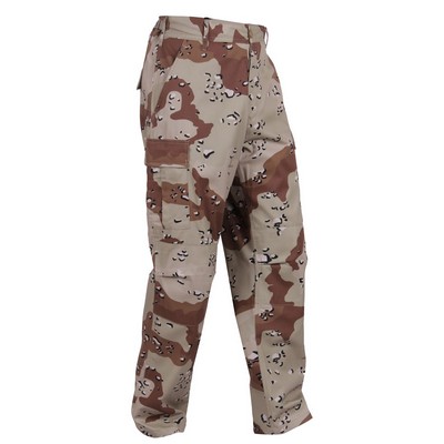 Desert Camo Poly/Cotton Twill Battle Dress Uniform Pants (S to XL)