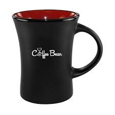 10 Oz. Hilo Black/Red Mug