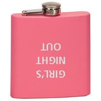 Flasks, 6 oz. Matte Pink