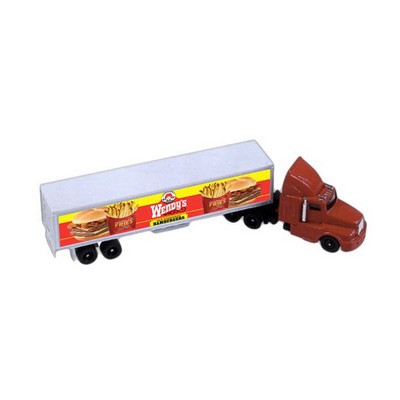 8" Die Cast Replica Traditional Transport Hauler w/ Decals on Hauler