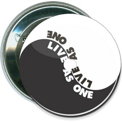 Causes - Live as One - 2 1/4 Inch Round Button