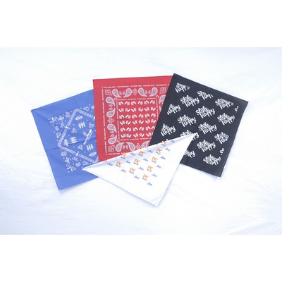 100% Cotton Bandanna 22X22