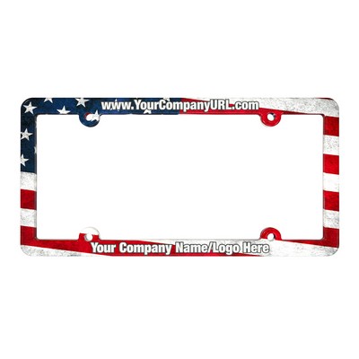 Full Color Aluminum License Plate Frame