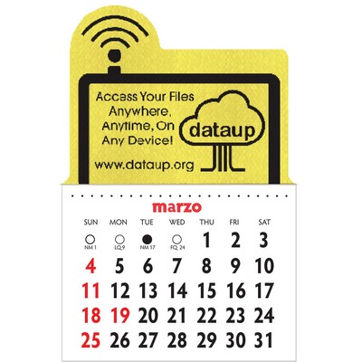 Kwik-Stik Textured Vinyl Spanish Calendar w/ Side Dome Top