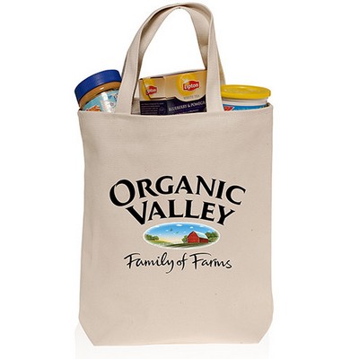 Natural Color Canvas Tote Bags (13.4"x14.5")