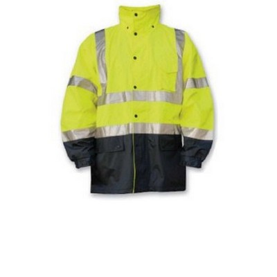 Majestic® Hi Vis Rain Jacket W/Nylon Liner