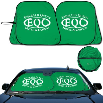 Auto Shade Prest -O- Shade (R) Collapsible Fabric Sunshade