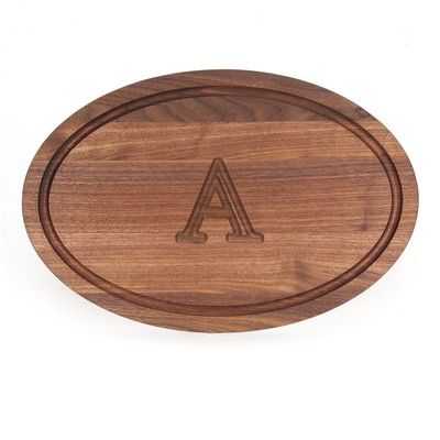 Grandbois Medium Oval Walnut Cutting Board