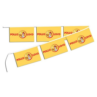 Rectangle Pennant String Flags