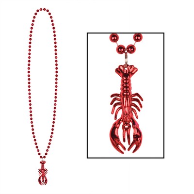 Beads w/ Crawfish Medallion