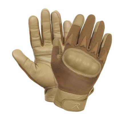 Coyote Brown Hard Knuckle Cut and Fire Resistant Gloves