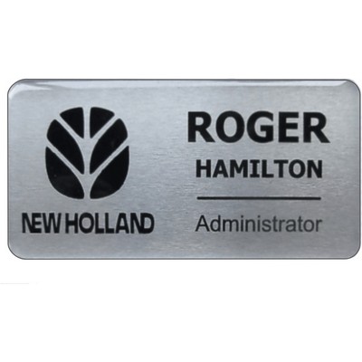 Full Color Frameless Domed Badge (1 1/2"x 3")