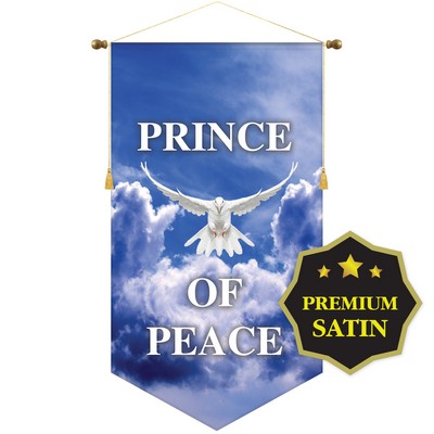 30" x 54" Premium Podium Banner V Cut/No Fringe