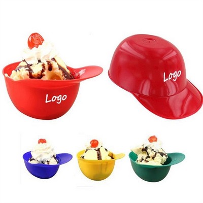 8 Oz. Baseball Hat Ice Cream Bowl