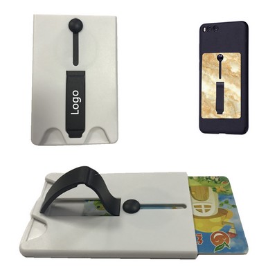 Plastic Phone Wallet W/ Flexible Stand