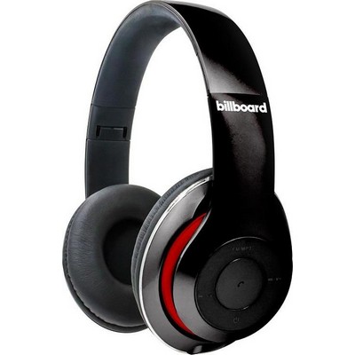 Billboard® Bluetooth® Over-Ear Foldable Headphones w/Microphone