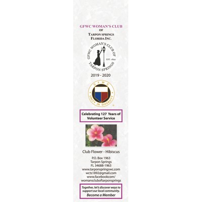 Plastic Custom Bookmark, Full Color, 2" x 8", 19 Point, Rounded Corners