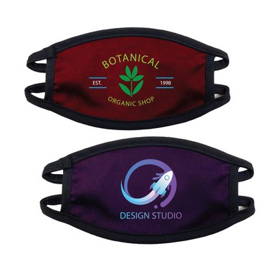 Youth 50/50 Polyester Cotton Sublimation Face Mask