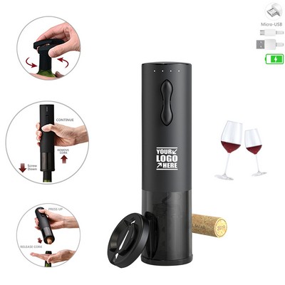 Mini Metal Rechargeable Automatic Electric Wine Opener