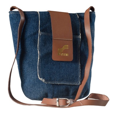 Evergreen Canvas Cross Body Sling Bag (9"x8"x3")