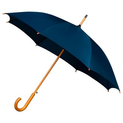 Auto Open Umbrella - Wood Handle