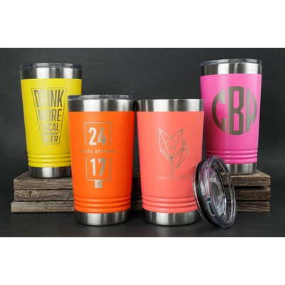 16 oz Polar Camel Metal Pint Tumbler