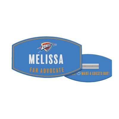 0.75" x 2.75" Plastic Name Badge (Engraved)