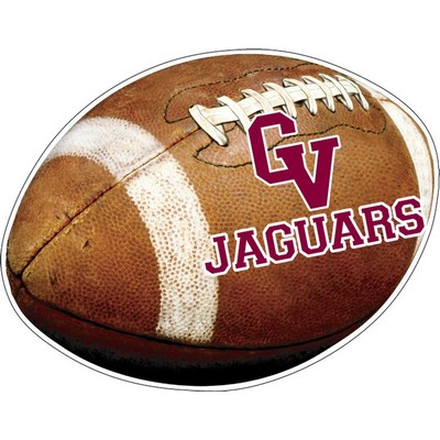 Custom Football Car Magnet (6"x4.45")