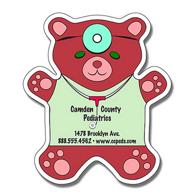 Magnet - Teddy Bear Shape (4x4.625) - 30 Mil - Outdoor Safe