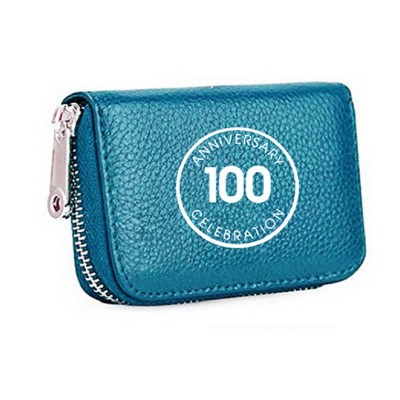 Adult's Unisex Leather Wallet With Credit Card Holder