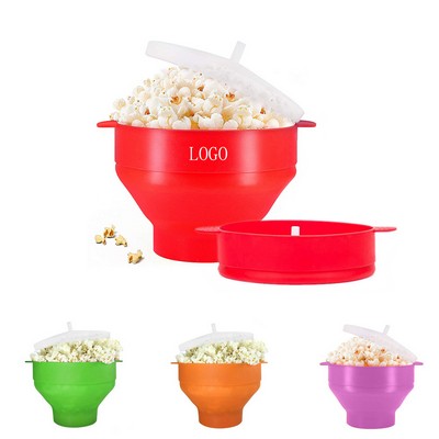 Silicone Microwave Popcorn Popper Bowl