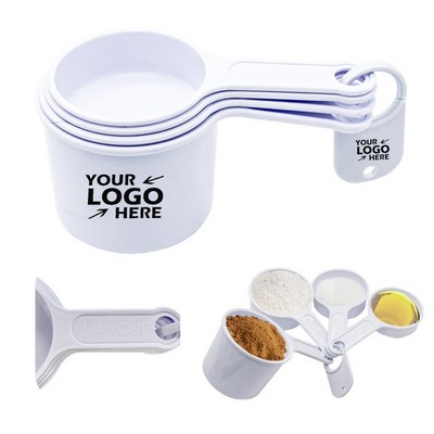 4-Piece Plastic Measuring Cup Set