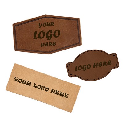 Custom Genuine Leather Patches (2")