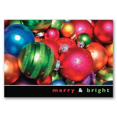 Brilliant Ornaments Holiday Card