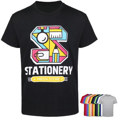 5.3oz 100% Cotton Full Color T-Shirt W/ DTG Print