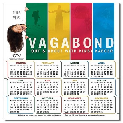 Custom Calendar Fridge Magnet