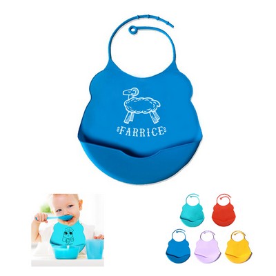 Soft Silicone Baby Bib