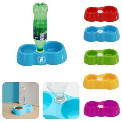 Pet Double Feeding Bowl