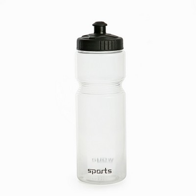 23 Oz. Clear Plastic Water Bottle