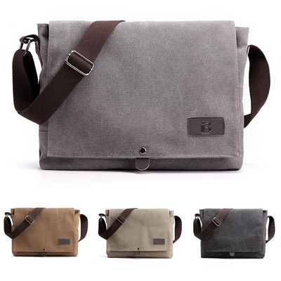 Canvas Cross-body Messenger bag for man