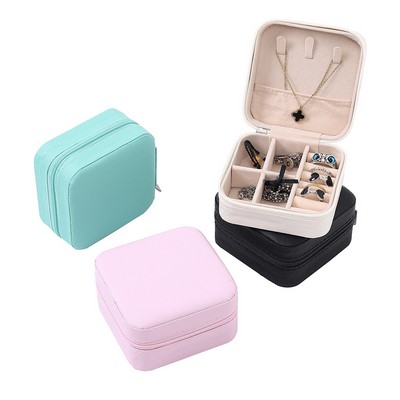 PU Leather Jewelry Storage Box Gift