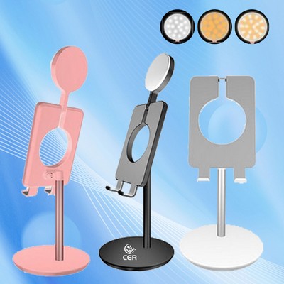 LED Selfie Light Phone Stand