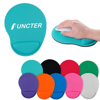 9.1 x 7.1 inch Ergonomic Wrist Support Mouse Pad w/ EVA Base